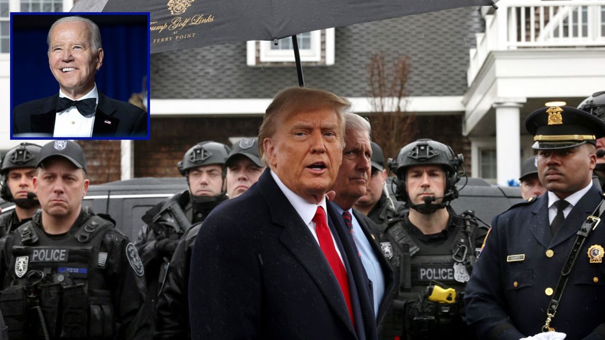 Trump attends funeral for slain NYPD officer while Biden prepares to hobnob with celebrities at major NYC fundraiser