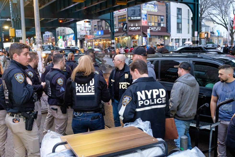 NYPD raids open-air market run by illegal migrants selling stolen goods — but makes no arrests