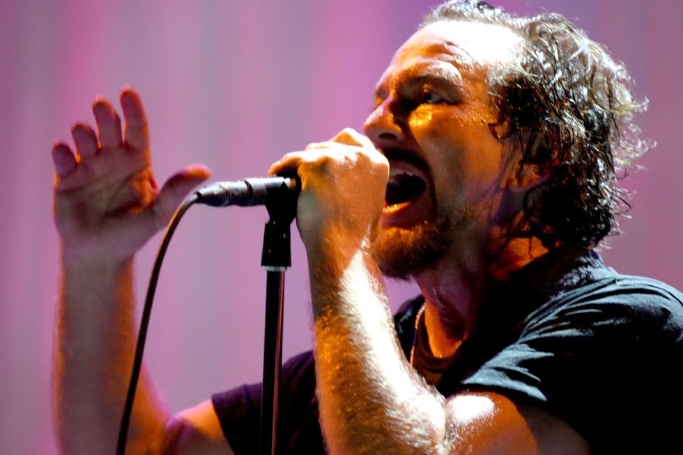 &apos;Trump is desperate&apos;: Pearl Jam&apos;s Eddie Vedder says new song is about Trump&apos;s election denial — claims Trump gave people PTSD
