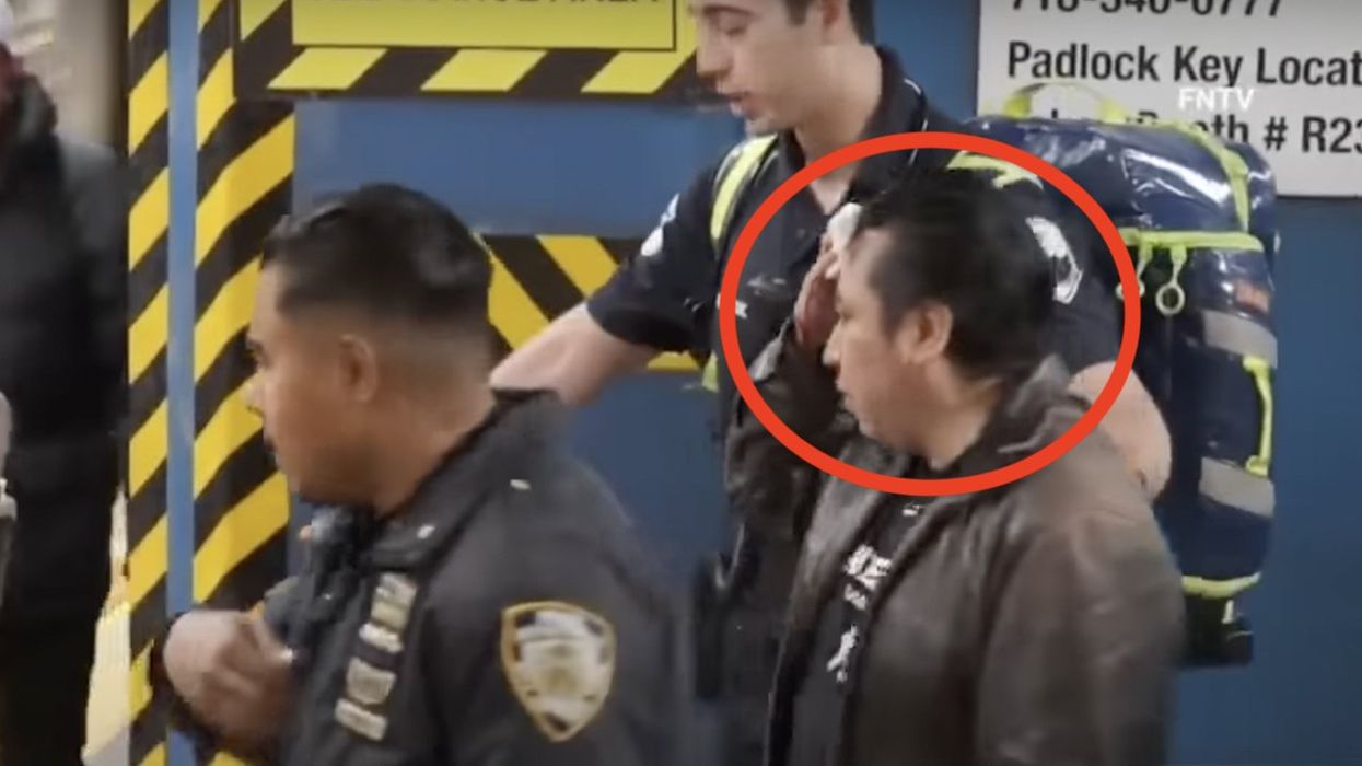 Transgender attacker menaces man with shoe, then punches him in face on NYC subway platform, leaving victim bloody, cops say