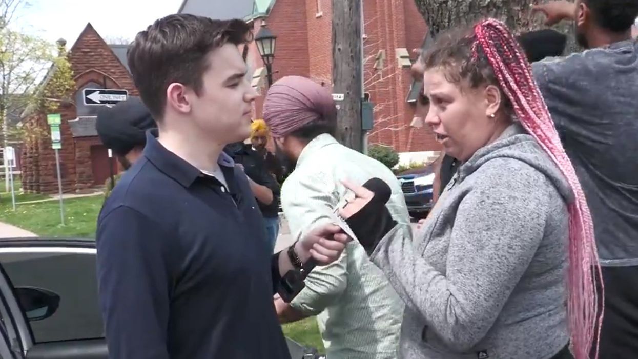 'It doesn't matter!' Activist tells reporter there's 'no space' for him while defending Indian students with expired visas