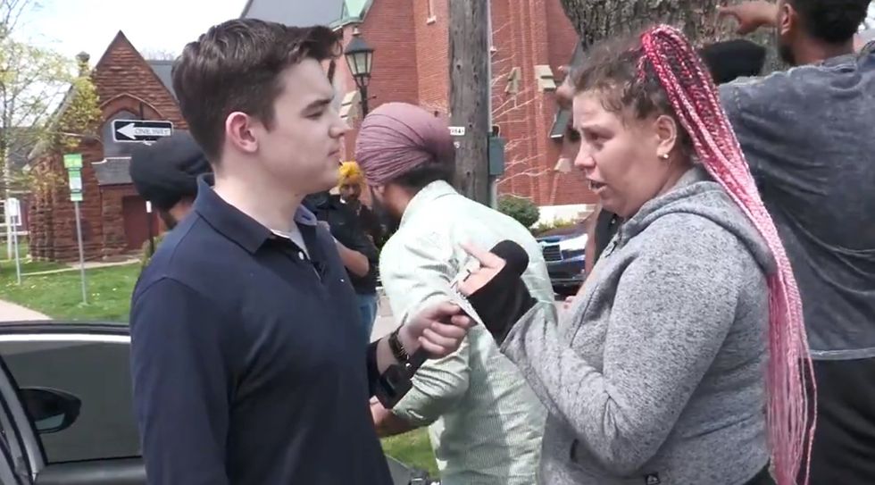 'It doesn't matter!' Activist tells reporter there's 'no space' for him while defending Indian students with expired visas