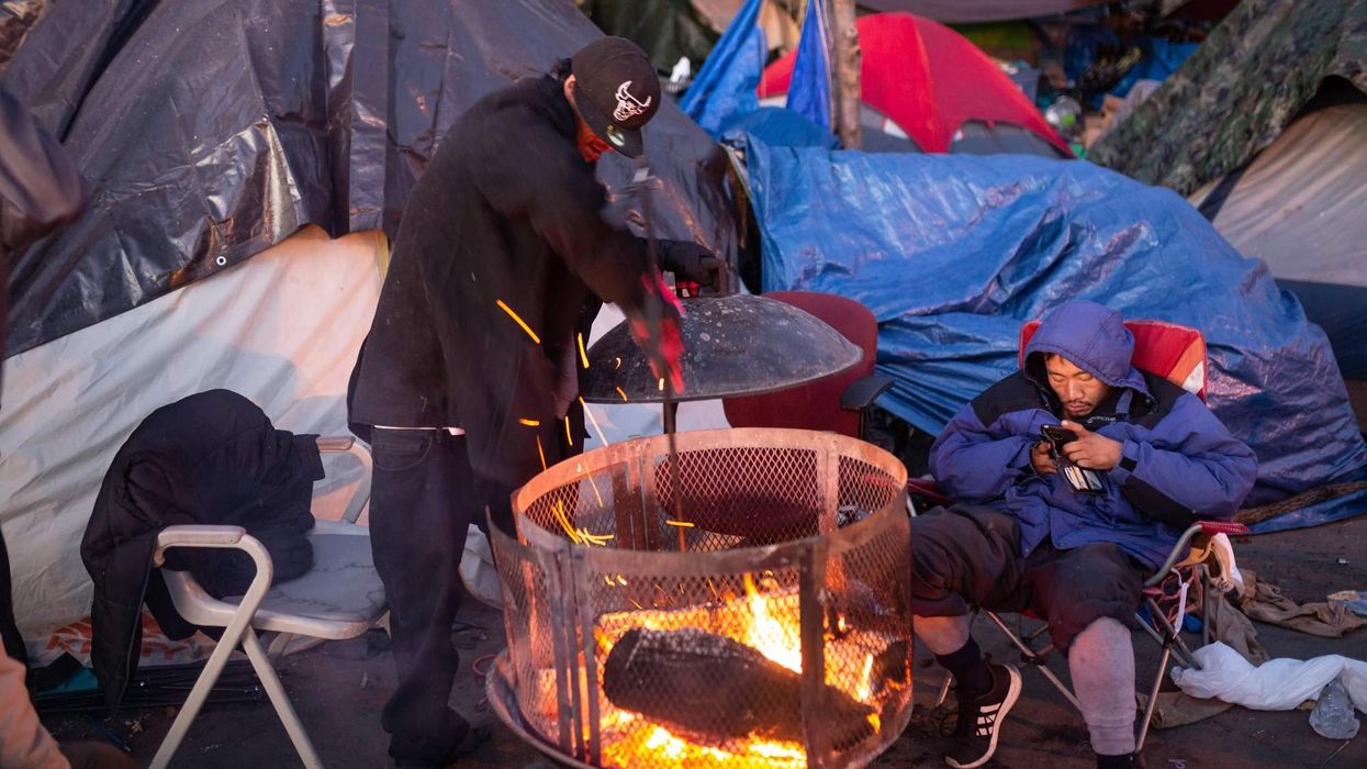 Homeless man files lawsuit against tire company over loud classical music played near encampment and wins