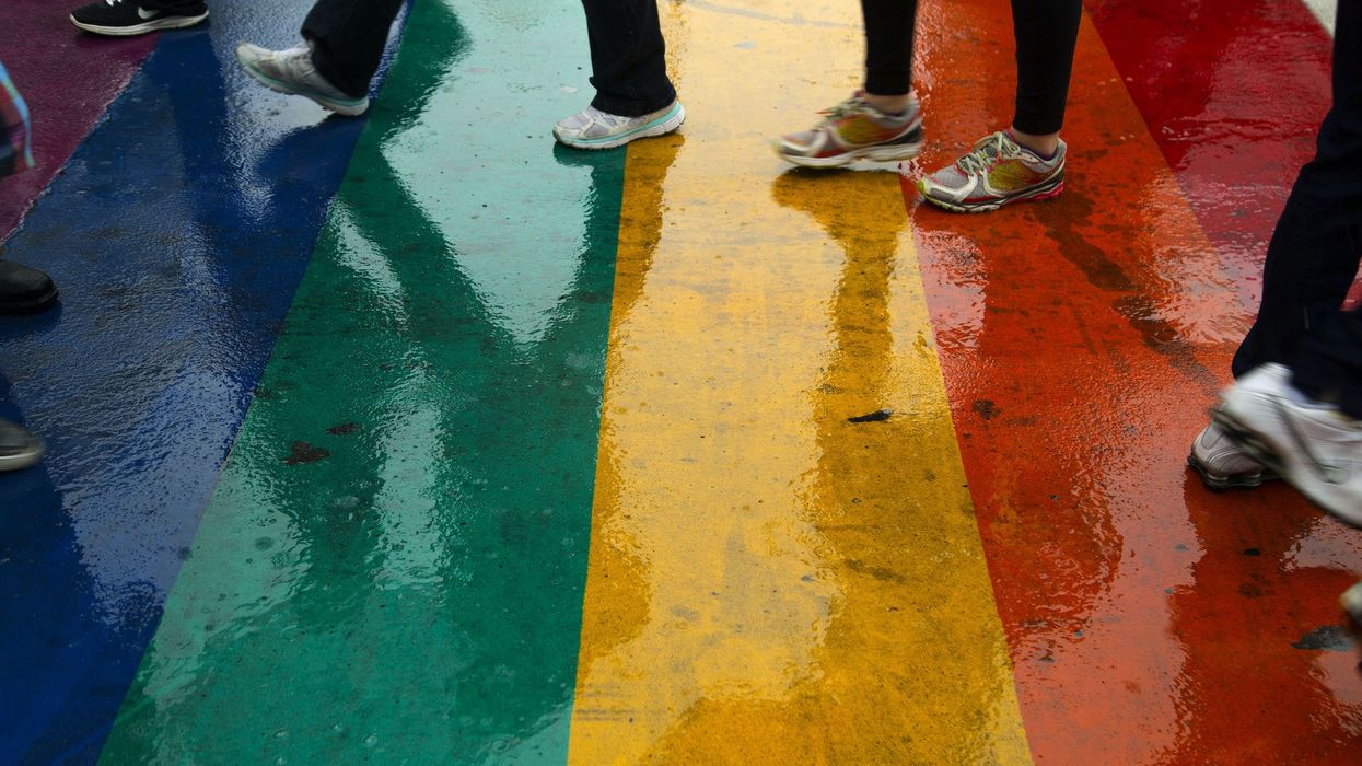 Teens charged with felony vandalism for leaving 'black scuff marks' on LGBTQ crosswalk; scooter company declares no-go zone