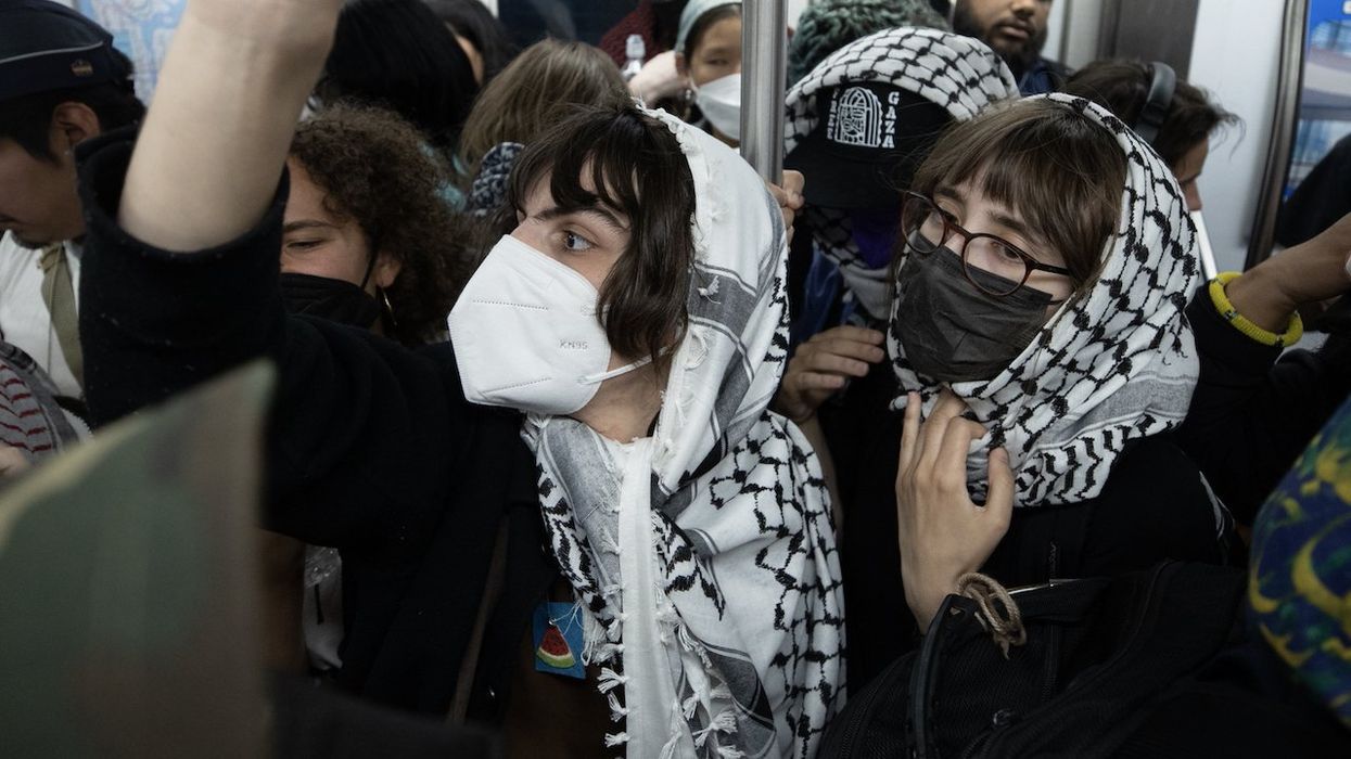 Pro-Palestinian protester on crowded NYC subway train orders Zionists to identify themselves