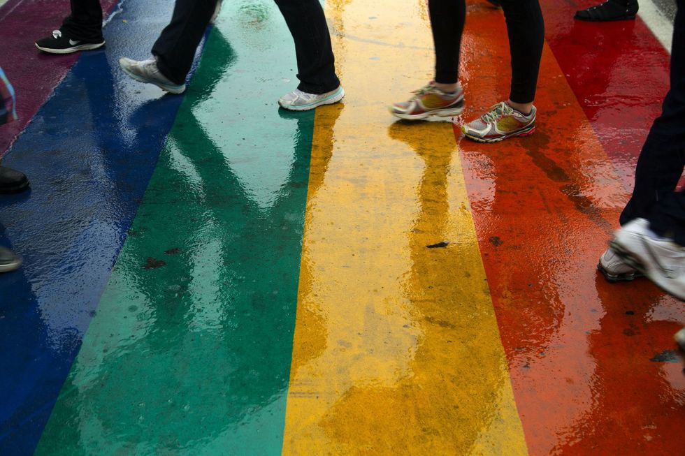 Florida teen hit with felony charges over 'doughnut-burnouts' on Pride flag crosswalk