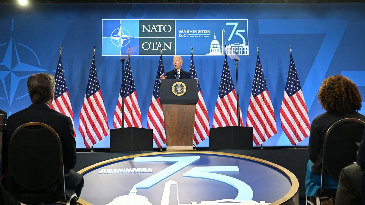 Biden calls Trump his vice president in awkward gaffe at high-stakes news conference at NATO summit