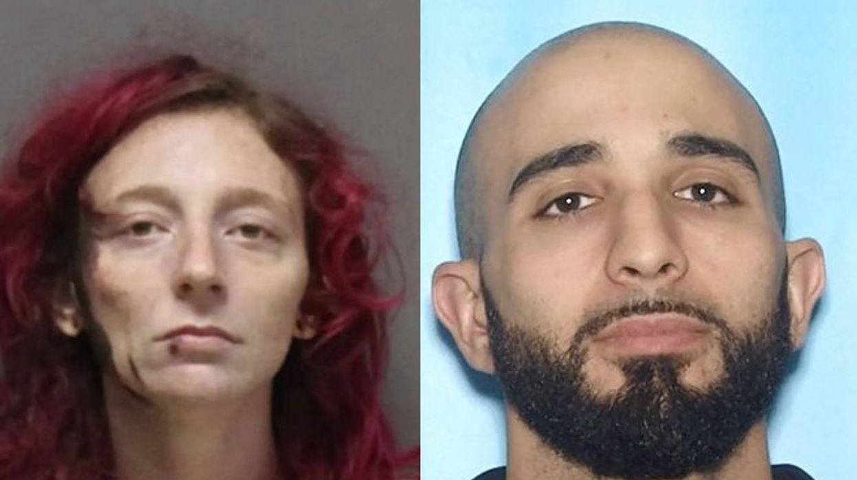 Gangbanger, female posed with dismembered body of landlord with hatchet in his chest in photos cops reportedly found