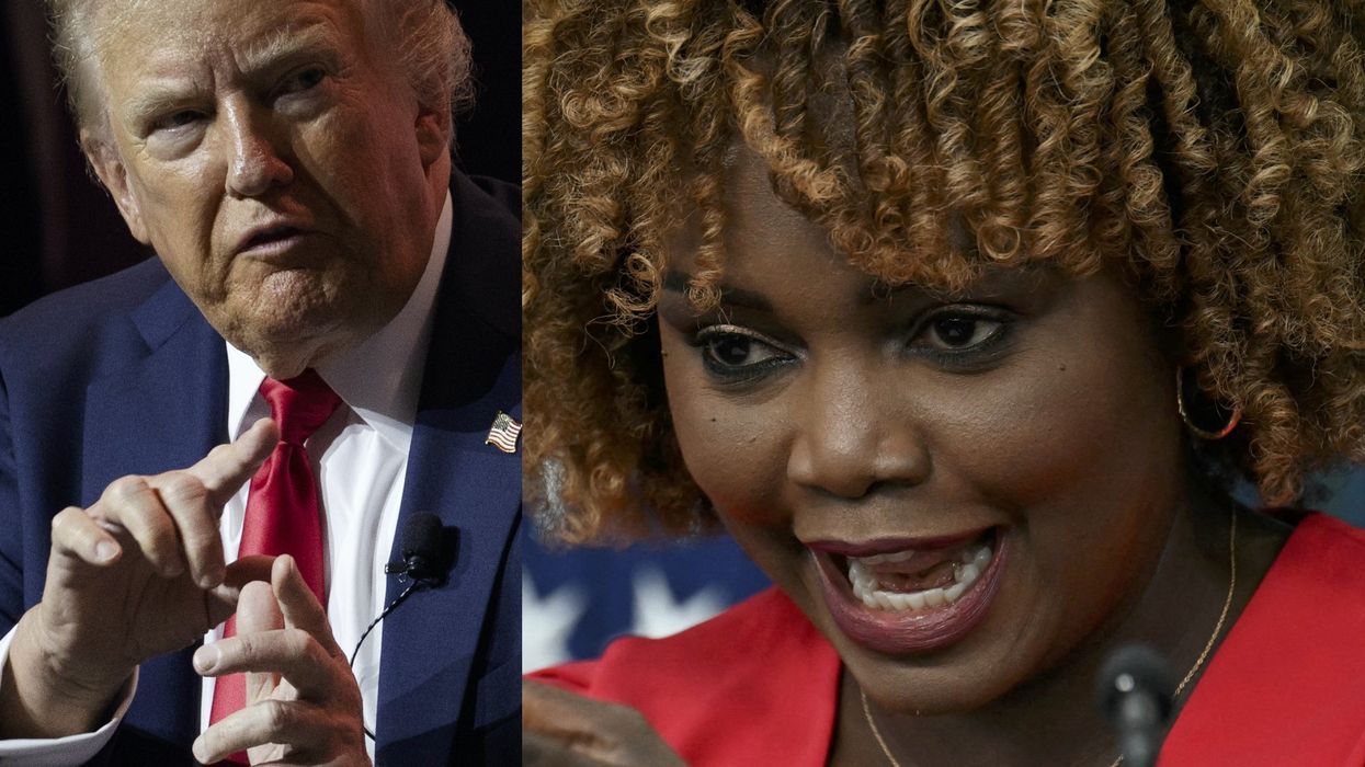 Karine Jean-Pierre says Trump's comments about Kamala Harris' black identity are 'insulting' and 'repulsive'