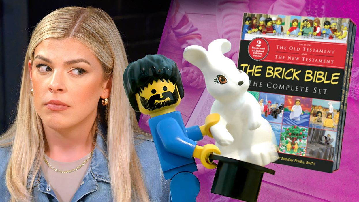 Demonic storybook Bible sold to kids by a transgender atheist