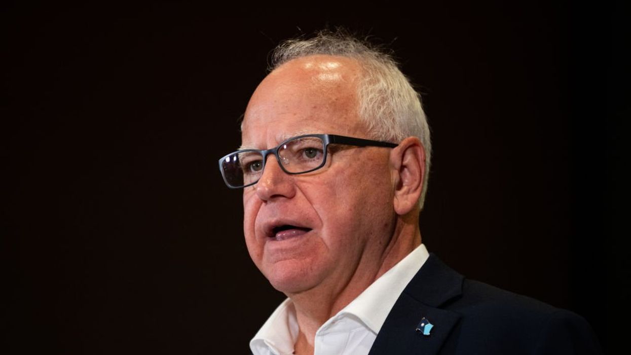 Walz refused to respond to reporters asking him if he committed stolen valor