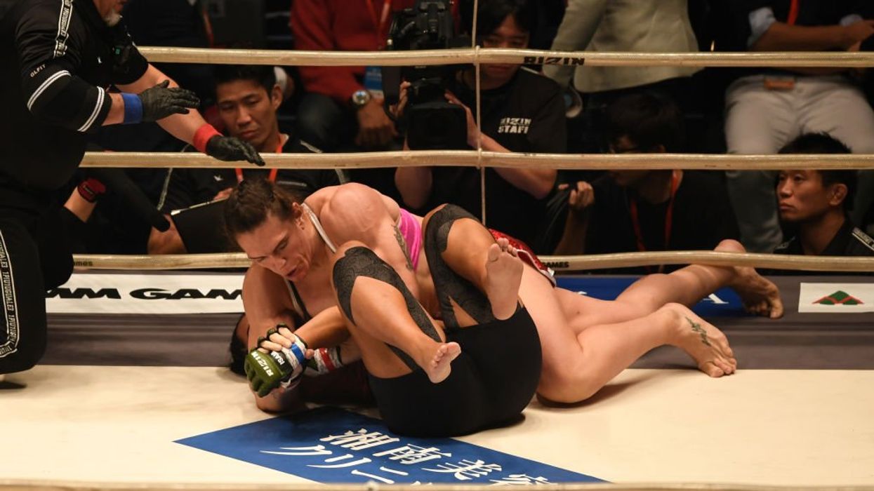 'You crossed the line!' Jiu Jitsu star Craig Jones forcibly kisses female opponent Gabi Garcia at event weigh-ins