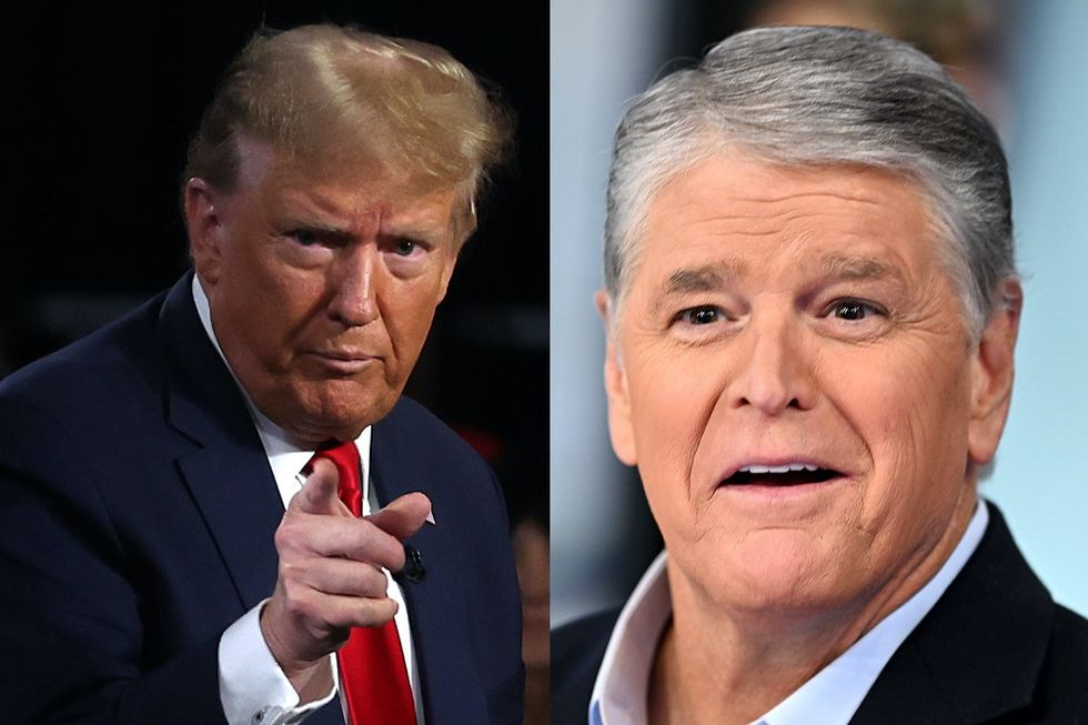 Trump hammers Kamala Harris on immigration and the economy during town hall with Sean Hannity