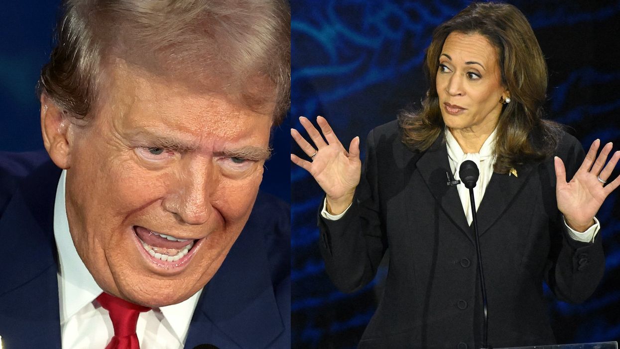 Liberals are outraged at three words Trump uttered at the debate with Harris