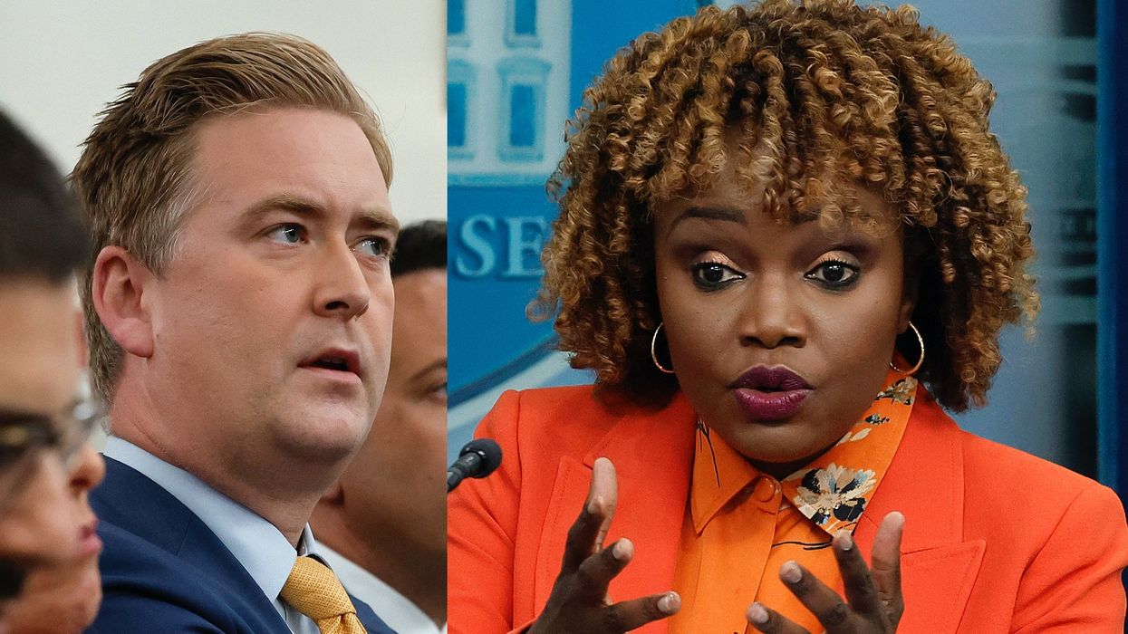 Karine Jean-Pierre outraged at Peter Doocy for challenging her on political rhetoric after 2nd assassination attempt