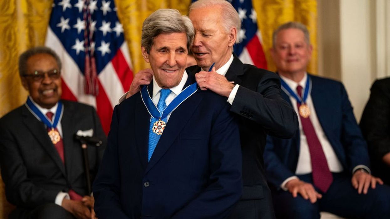 John Kerry frustrated that First Amendment protects what the World Economic Forum regards as 'disinformation'