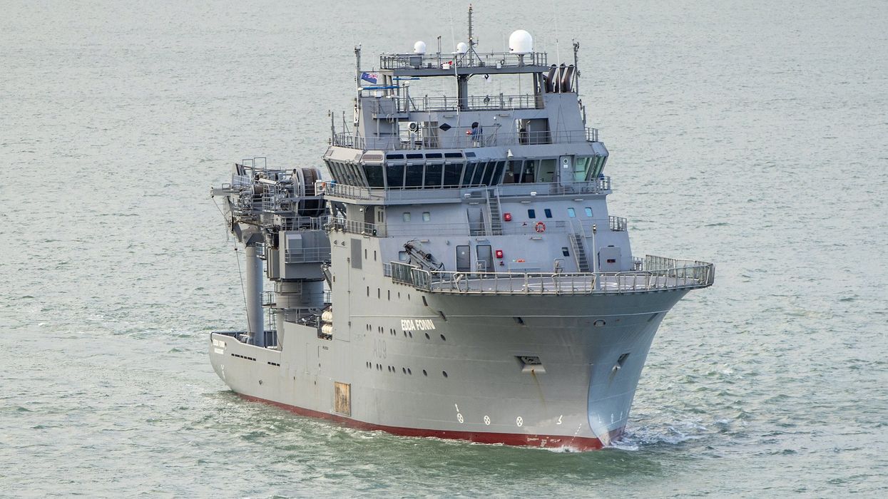 $100 million naval ship under command of lesbian captain runs aground, catches fire, and sinks