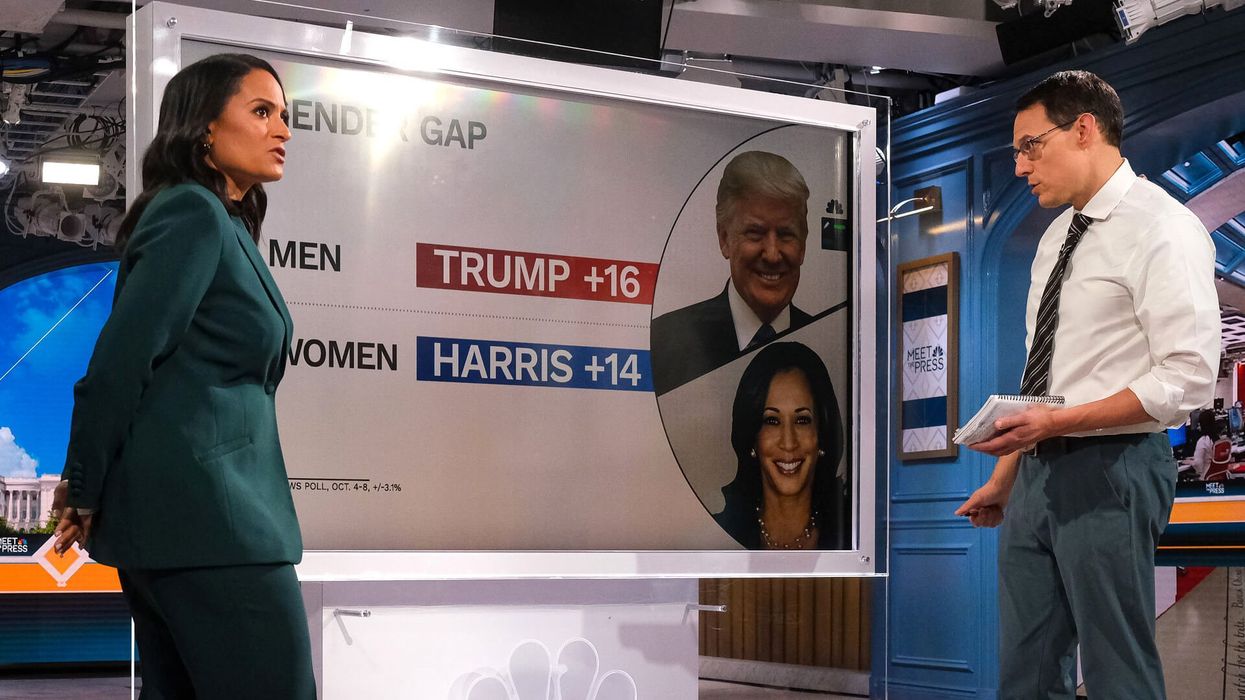 ‘It’s a tied game’: MSNBC pollster realizes Kamala is in trouble