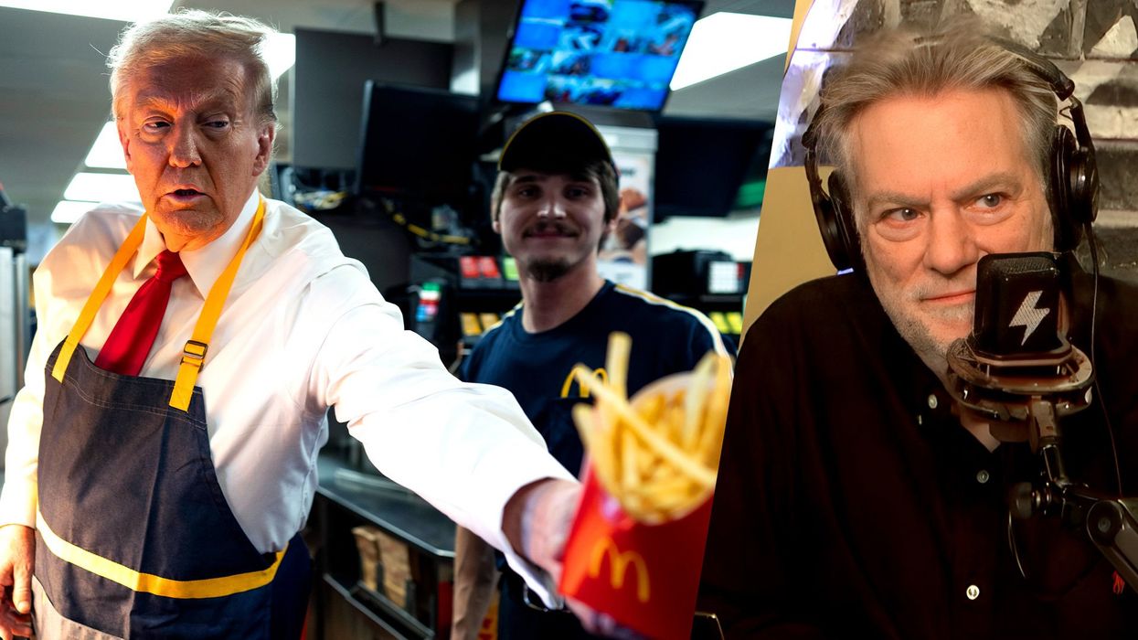 Watch how McDonald's patrons react when they come face-to-face with Donald Trump