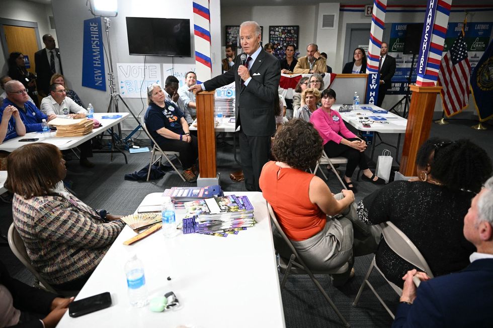VIDEO: Biden calls for Trump to be locked up at campaign event before correcting himself