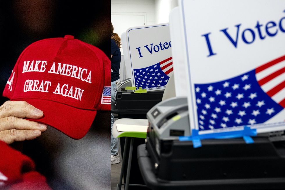 Man arrested for allegedly punching 69-year-old poll worker who told him to take off his MAGA hat after voting