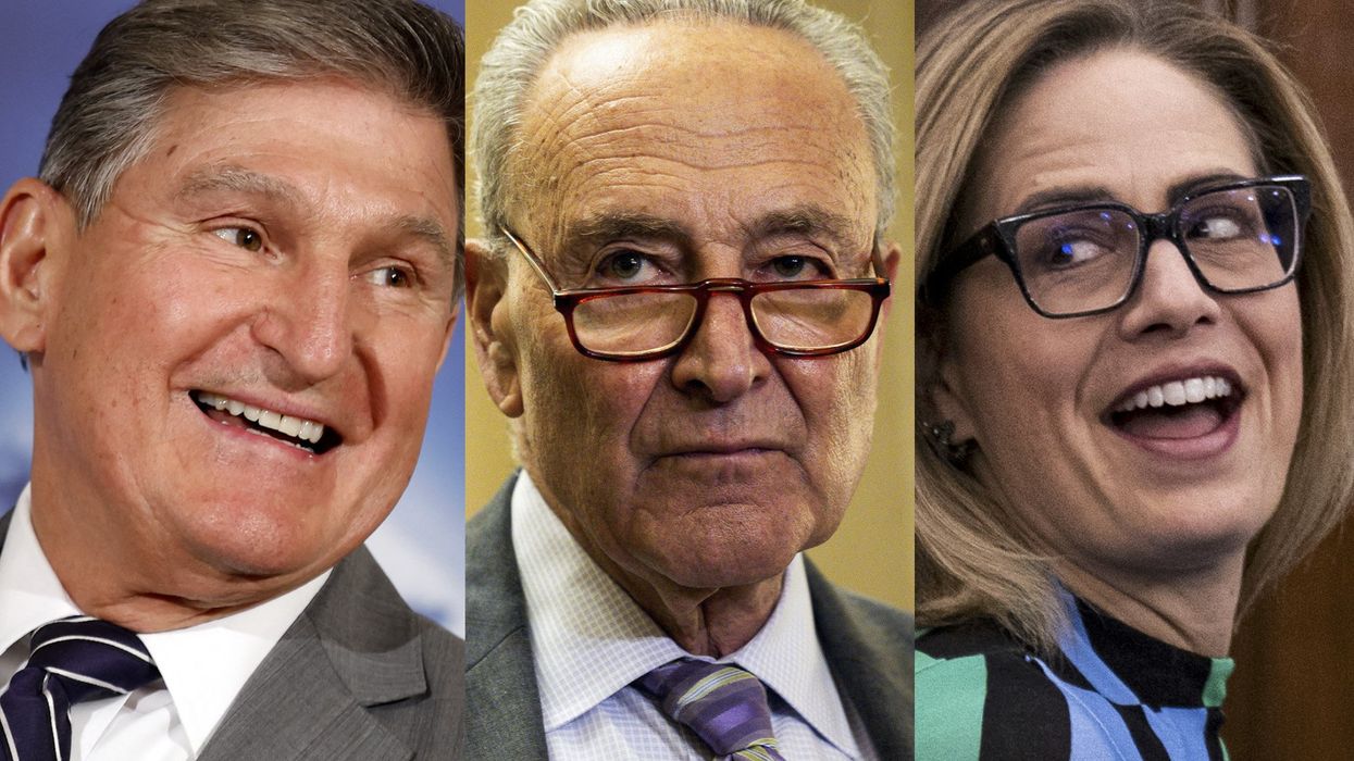 Manchin and Sinema obliterate Democrats' scheme to seize nomination from Trump
