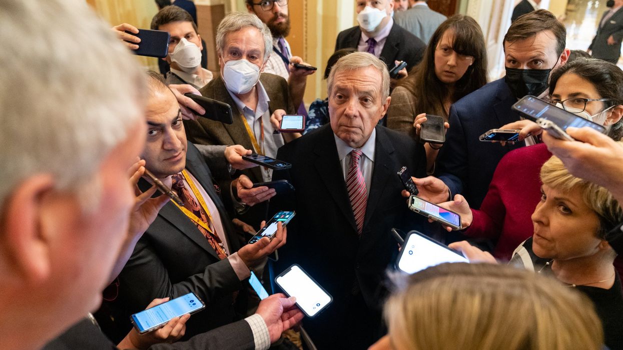 Sen. Durbin rips into the media after reporter forces him to reveal awkward truth about spending bill