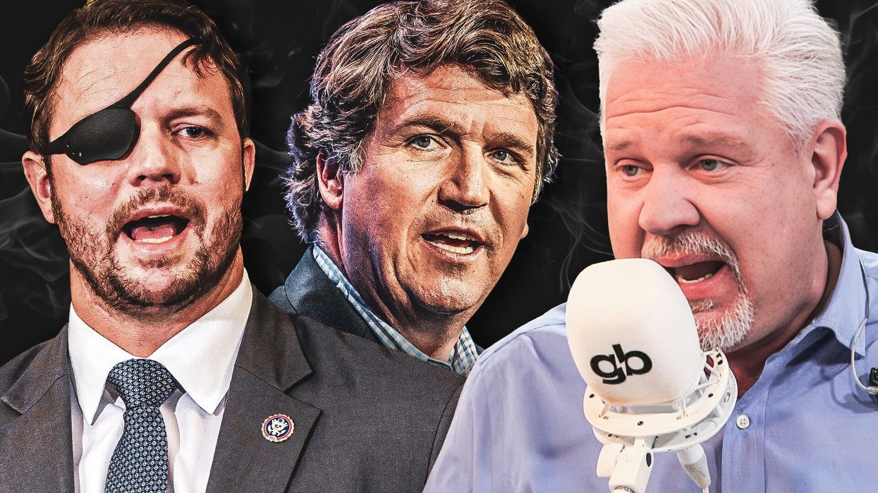 Glenn Beck REACTS to Dan Crenshaw threatening Tucker Carlson