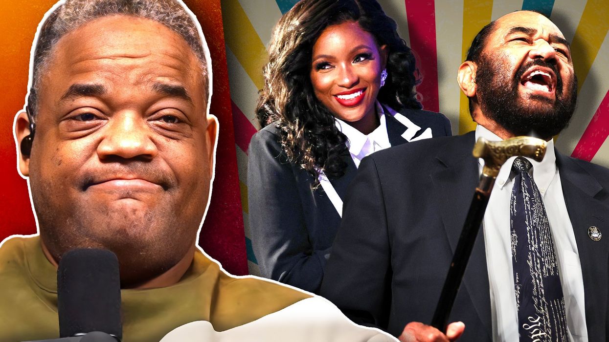 Democrat ‘mascots’ Jasmine Crockett and Al Green play ‘THE FOOL’ in front of Congress