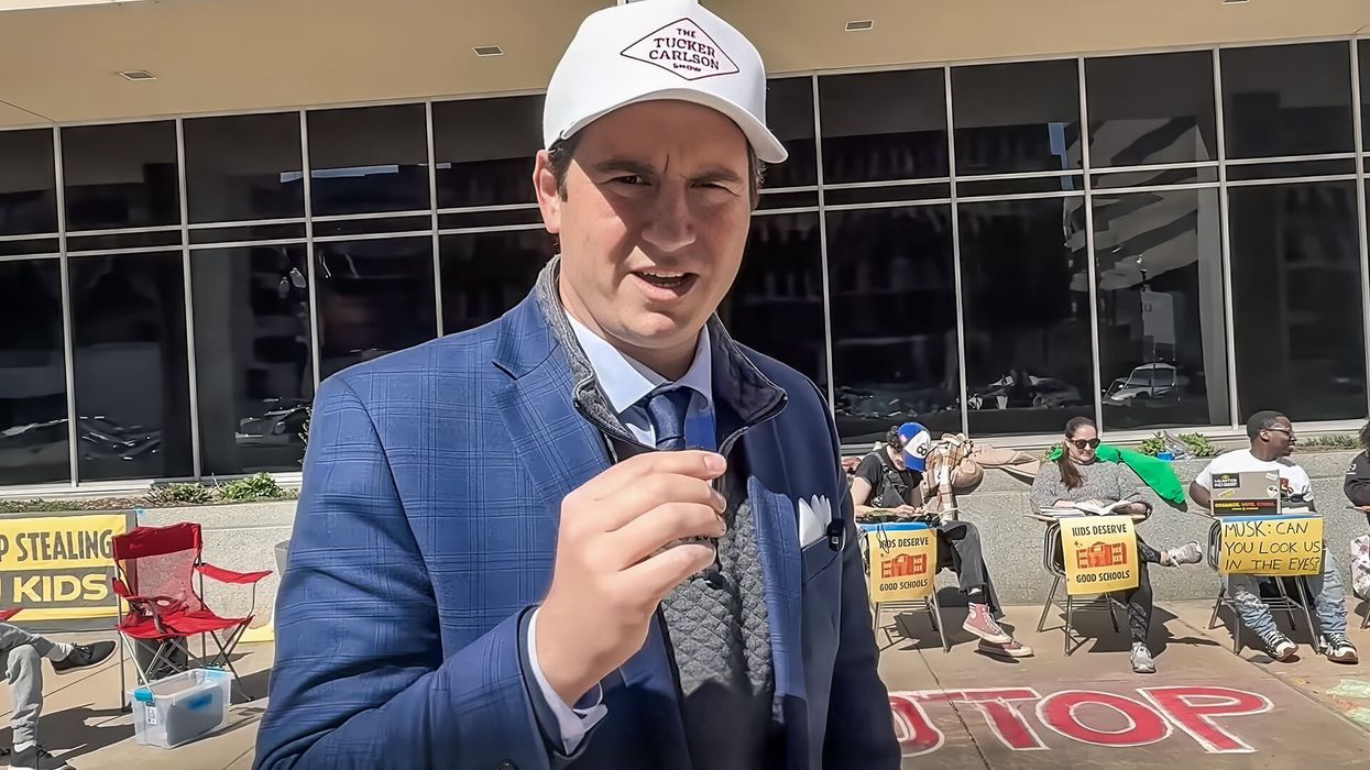 WATCH: Alex Stein crashes Dept. of Ed. protest and mercilessly ROASTS liberals in the wild