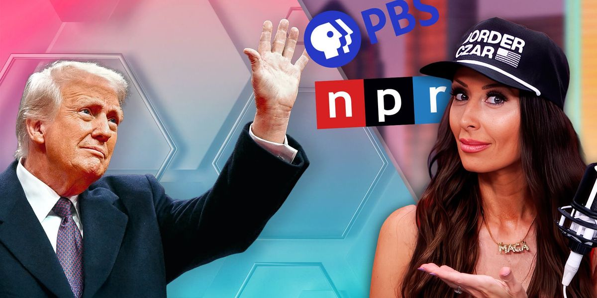 Trump tosses NPR and PBS in the trash where they belong Trump tosses NPR and PBS in the trash where they belong
