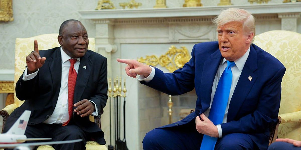 South African president denies white genocide — then Trump shoves proof in his face South African president denies white genocide — then Trump shoves proof in his face