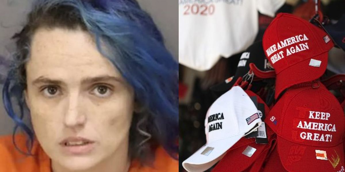 Florida woman attacks Trump supporter wearing MAGA hat, batters police officers Florida woman attacks Trump supporter wearing MAGA hat, batters police officers