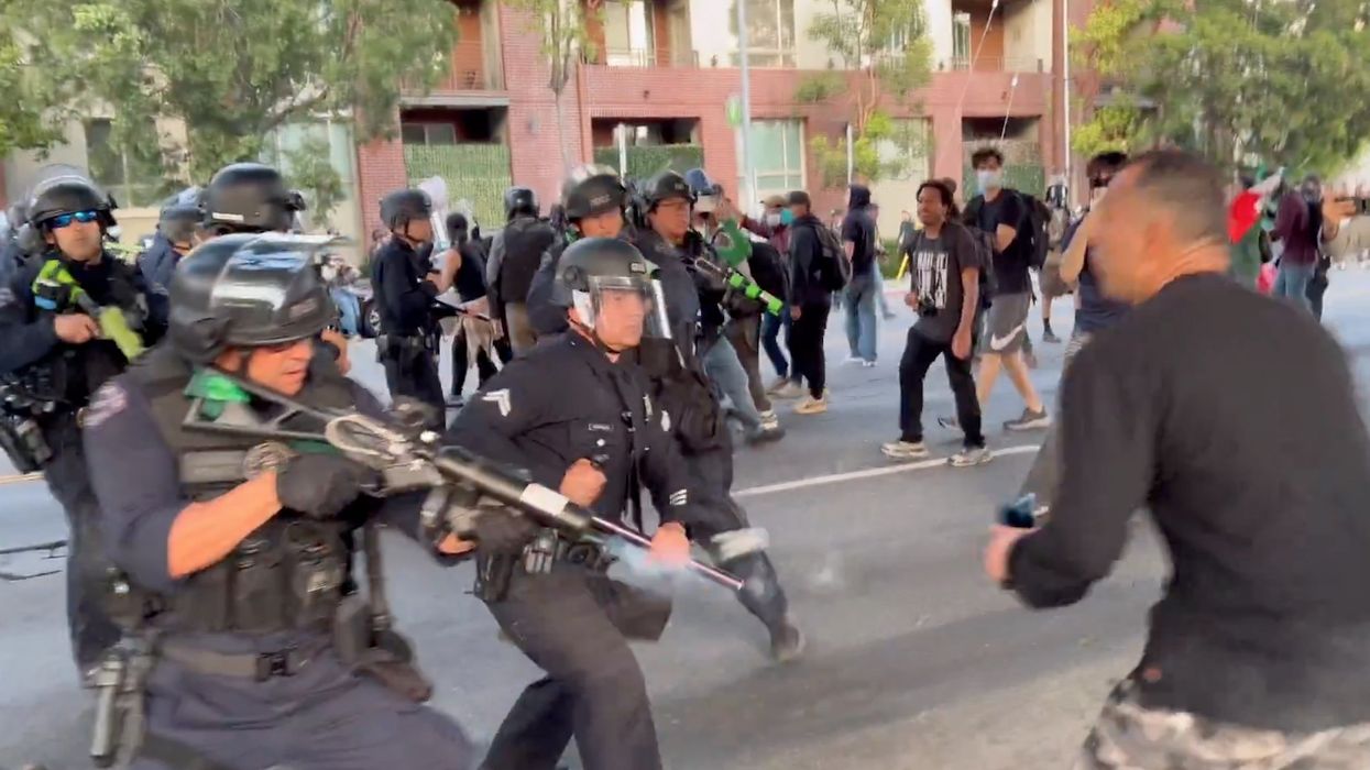 VIDEO: Blaze News reporter on scene as tensions escalate in Los Angeles for 4th night