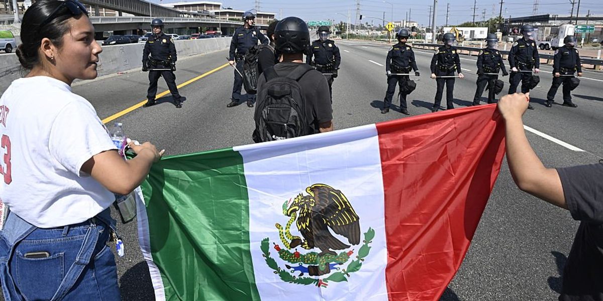 Twin daughters of top Los Angeles Democrat arrested in ICE riots for allegedly assaulting police officer with deadly weapon Twin daughters of top Los Angeles Democrat arrested in ICE riots for allegedly assaulting police officer with deadly weapon