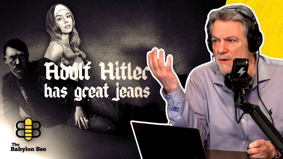 Babylon Bee mocks Sydney Sweeney controversy with hilarious ‘Hitler Jeans’ ad