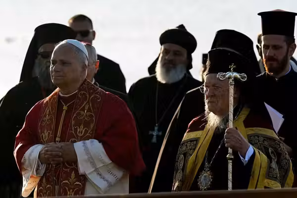 Pope Leo XIV, Eastern Orthodox patriarch signal greater unity at site where Nicene Creed was adopted 1,700 years ago