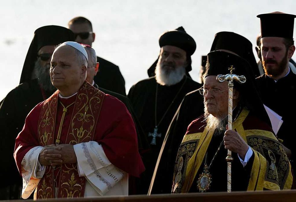 Pope Leo XIV, Eastern Orthodox patriarch signal greater unity at site where Nicene Creed was adopted 1,700 years ago