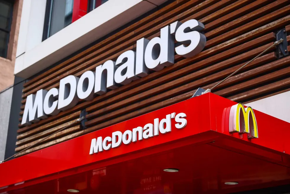 Sign at McDonald's in Minneapolis: No ICE agents allowed!