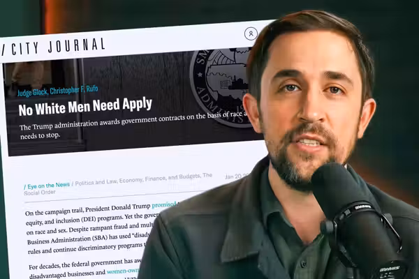 Christopher Rufo drops bombshell report on $26B ‘No White Men’ program — Trump SBA issues quick response