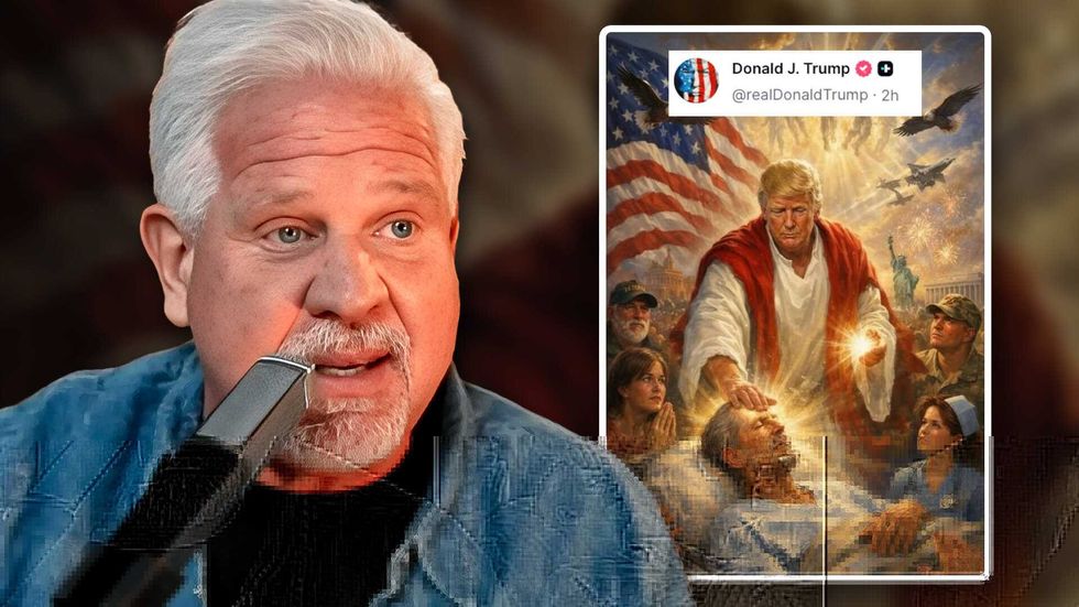 Glenn Beck reveals what everyone is missing about the Trump Jesus meme