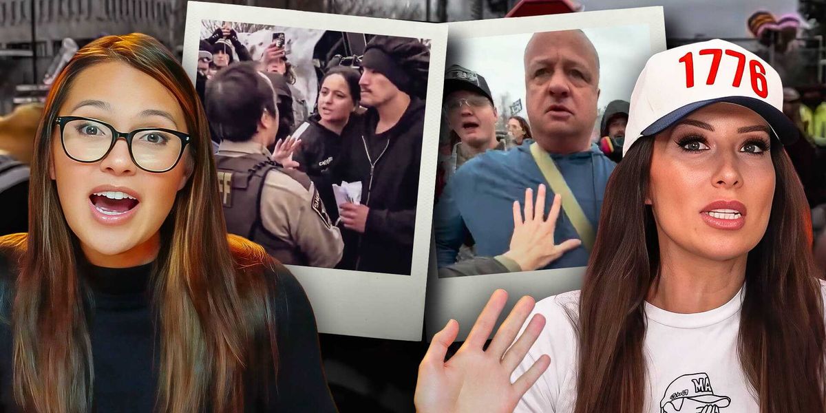 They attacked her on camera — then played the victim