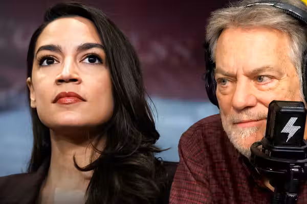 'Speaking of stupid Democrats': AOC blasts billionaires and founding fathers in ridiculous podcast appearance