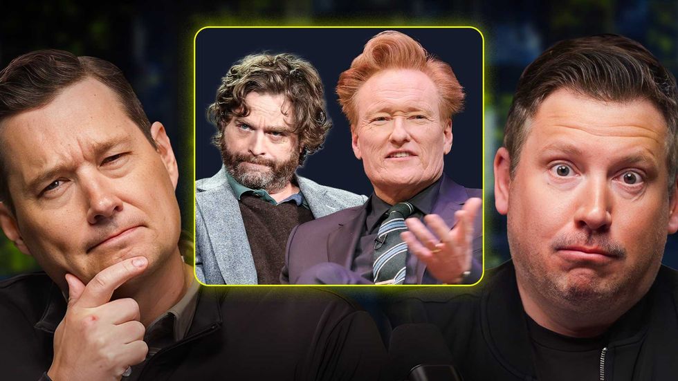 Conan O’Brien and Zach Galifianakis take on Trump-era comedy: 'You've now put down your best weapon, which is being funny'