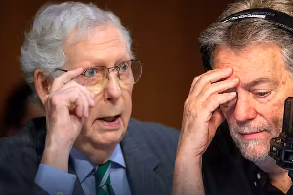 ‘I just filled up my Depends’: Pat Gray roasts Mitch McConnell after latest senior moment