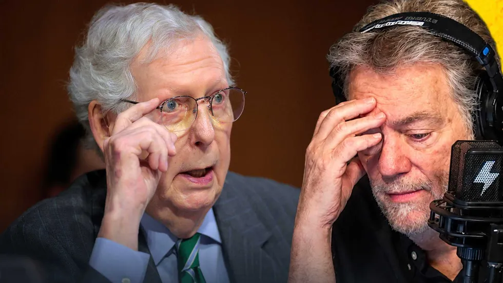 ‘I just filled up my Depends’: Pat Gray roasts Mitch McConnell after latest senior moment