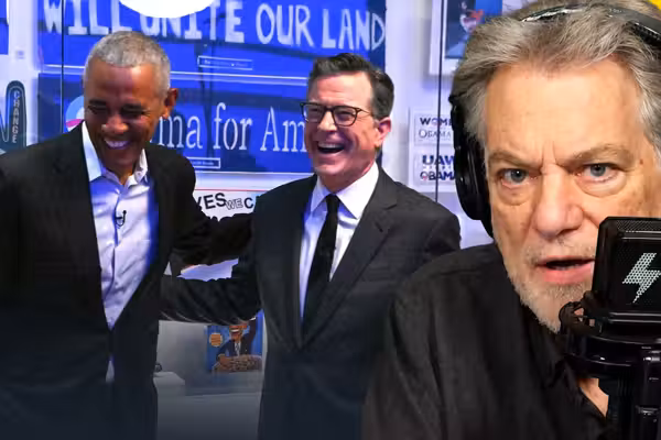 Obama’s Colbert ‘fake applause’ interview goes off the rails with ‘little green men’ denial