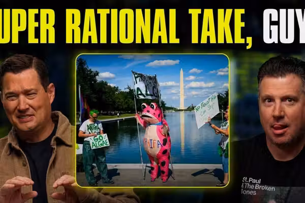 Pro-algae activists rally to save Trump’s Reflecting Pool slime after vandals allegedly destroy the lining