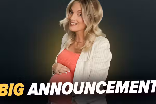 'Surprise! I had a baby!' Liz Wheeler welcomes third daughter