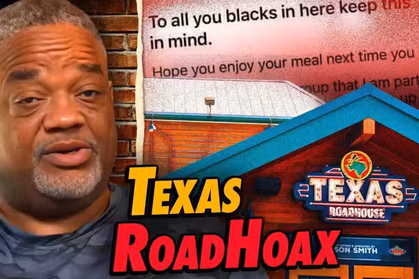 Texas Roadhouse hoax: More proof race baiters need 'a villain on the clock'
